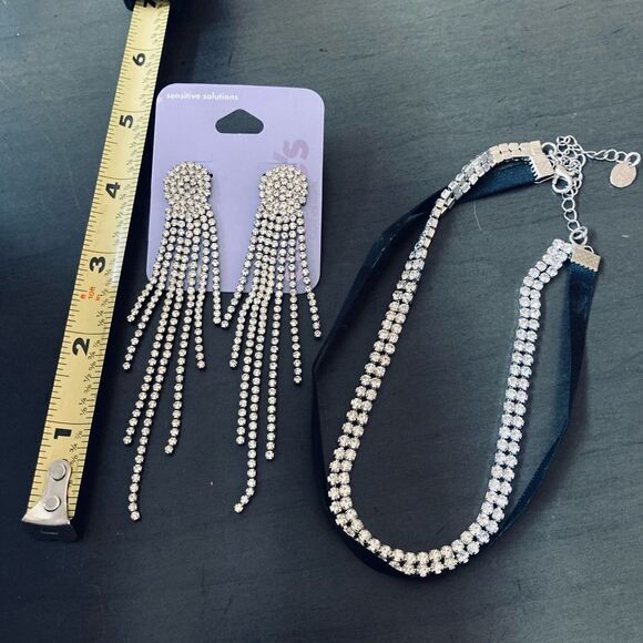 Special Occasion 3-pc Crystal Bling Jewelry Set - Picture 4 of 4